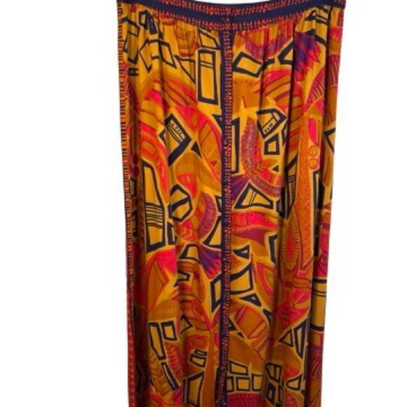 Farm Rio Cool Tropical Button Down Maxi Skirt Size Medium - Picture 6 of 15